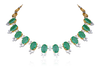 Columbian Emerald & Diamond Necklace (heavy)