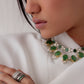 Columbian Emerald & Diamond Necklace (heavy)