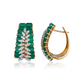 Emerald Hoops