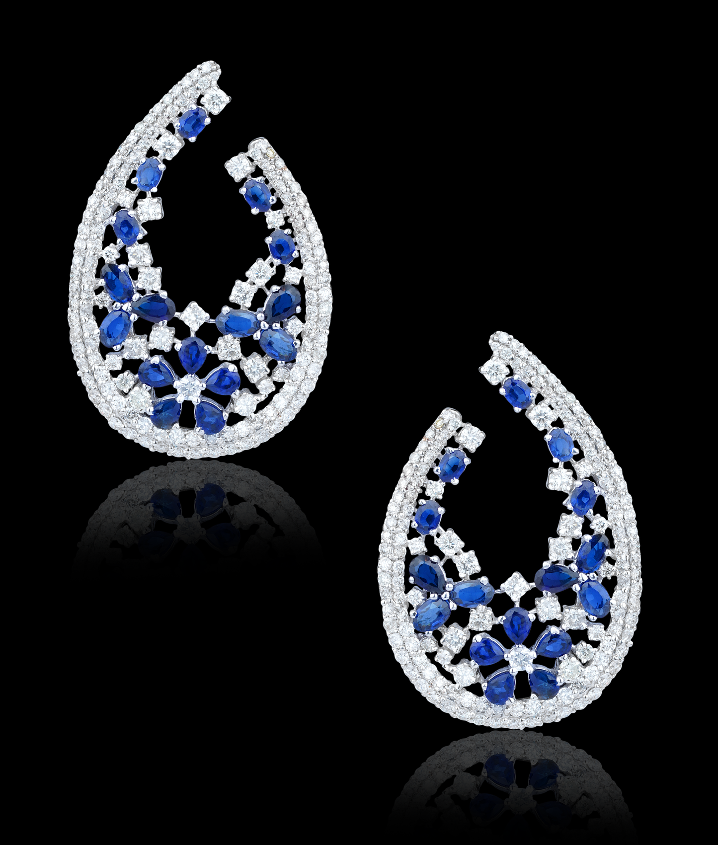 Tanzanite and Diamond Earrings