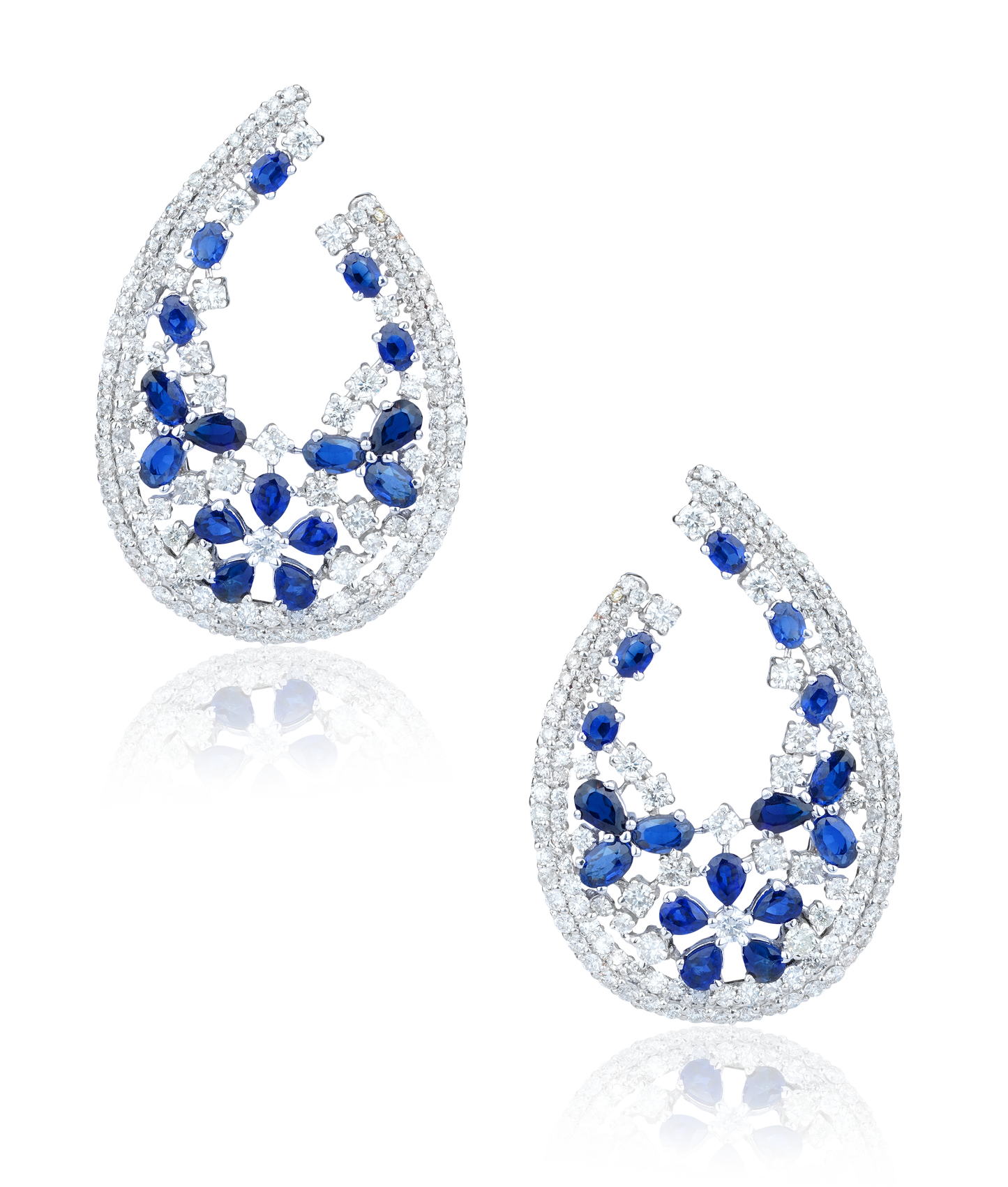 Tanzanite and Diamond Earrings