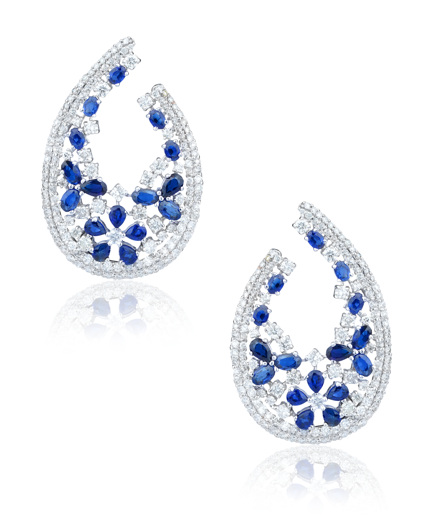 Tanzanite and Diamond Earrings