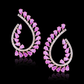 Pink Ruby Earrings