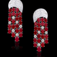 Ruby and Diamond Dangler Earrings