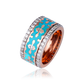 Turquoise Enamel Ring