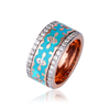 Turquoise Enamel Ring