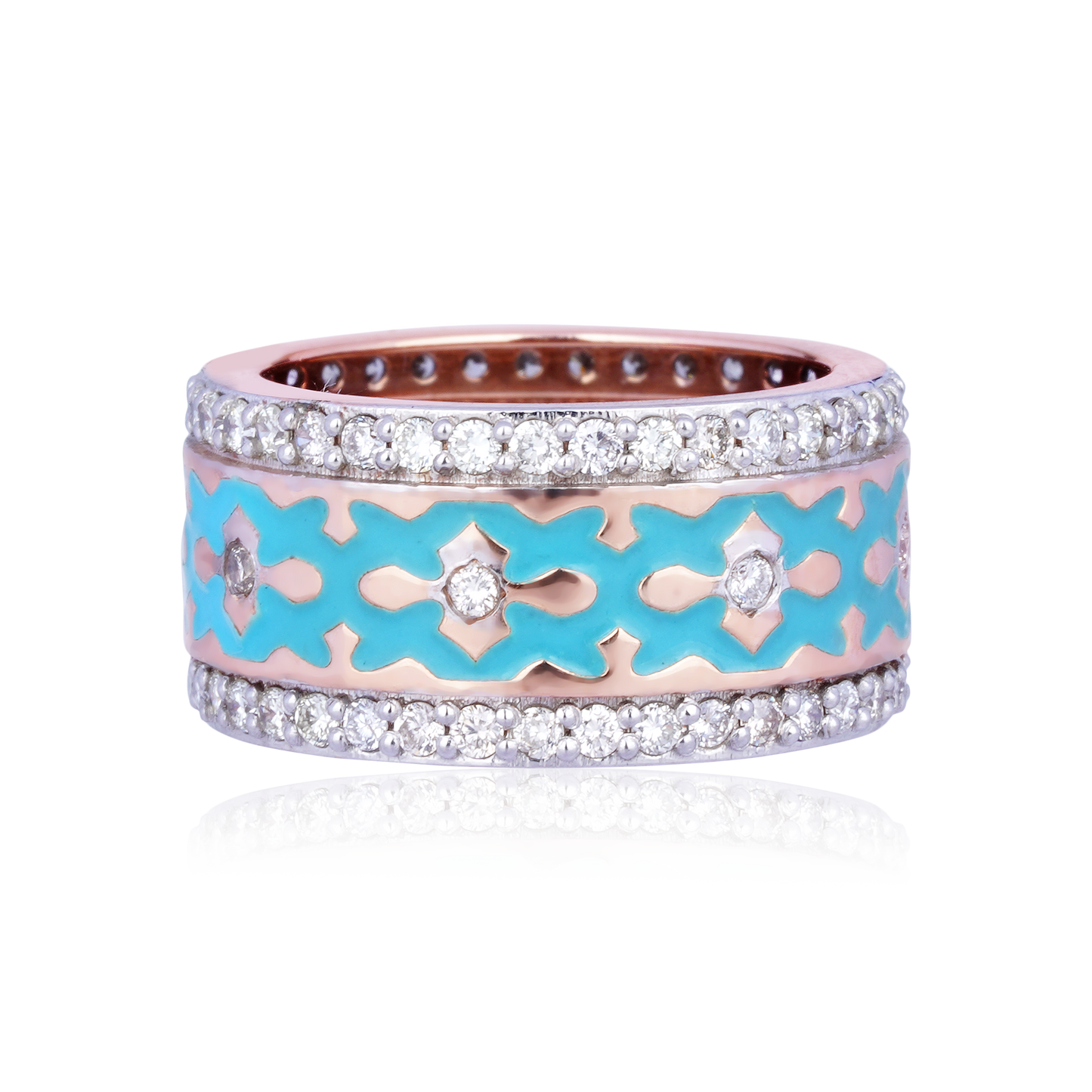 Turquoise Enamel Ring