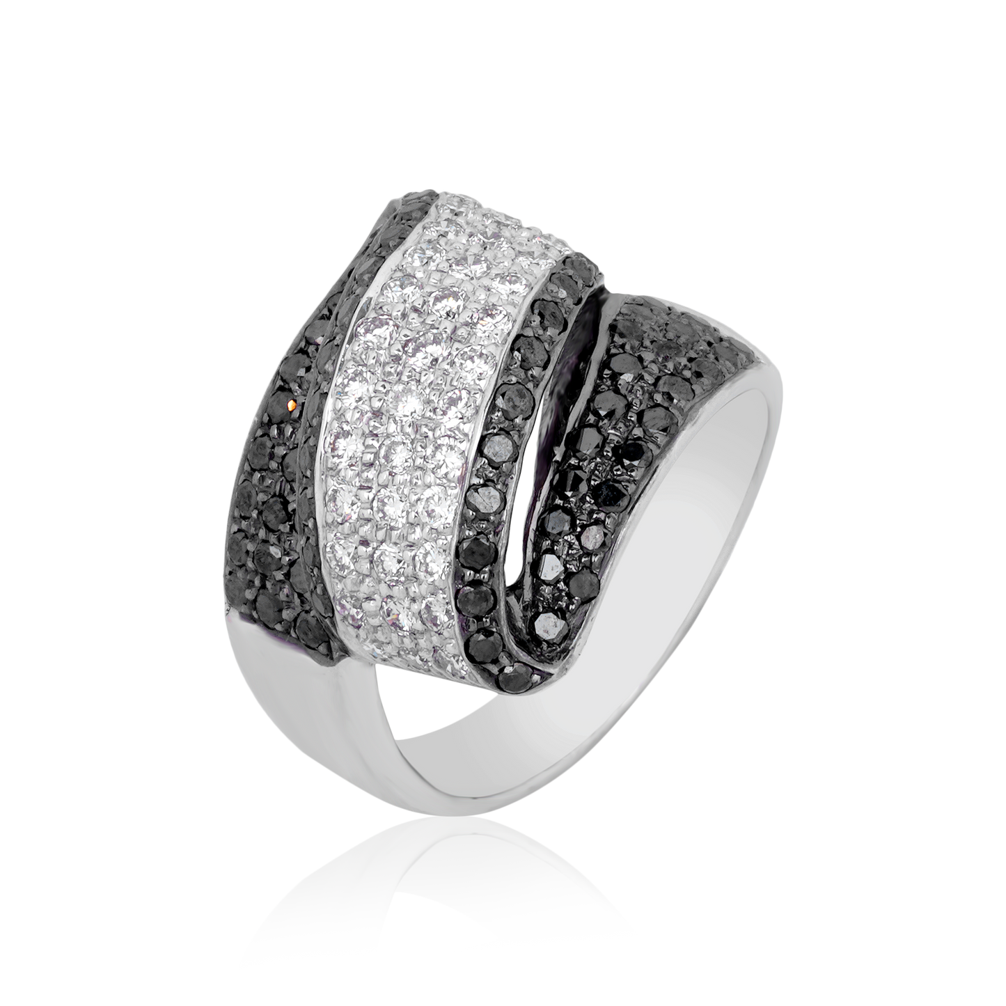 Black Diamonds Ring