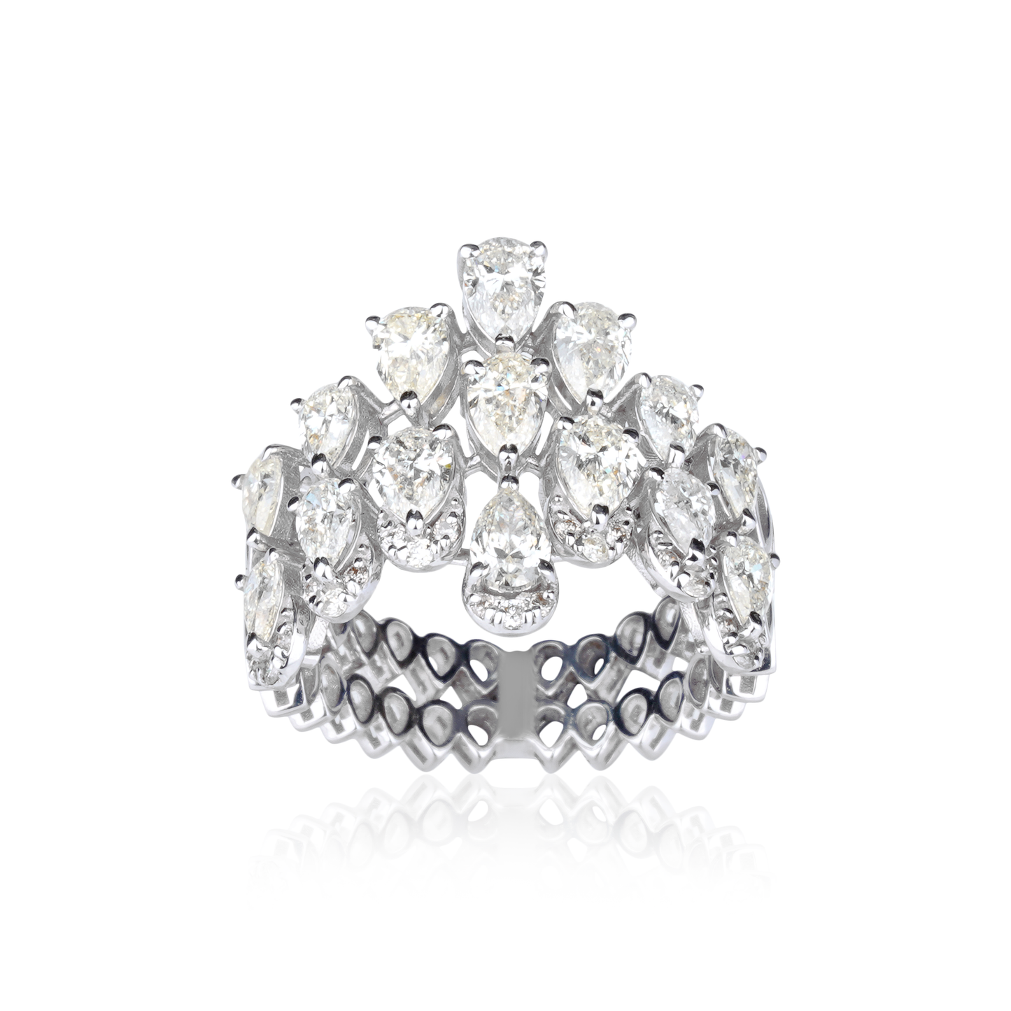 Crown Diamond Ring