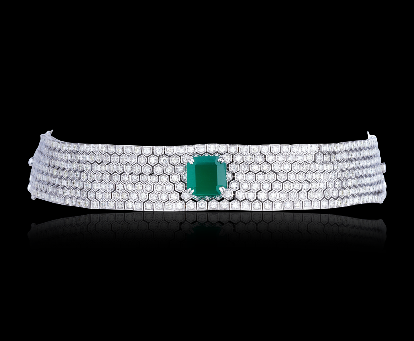 Emerald and Diamond Choker