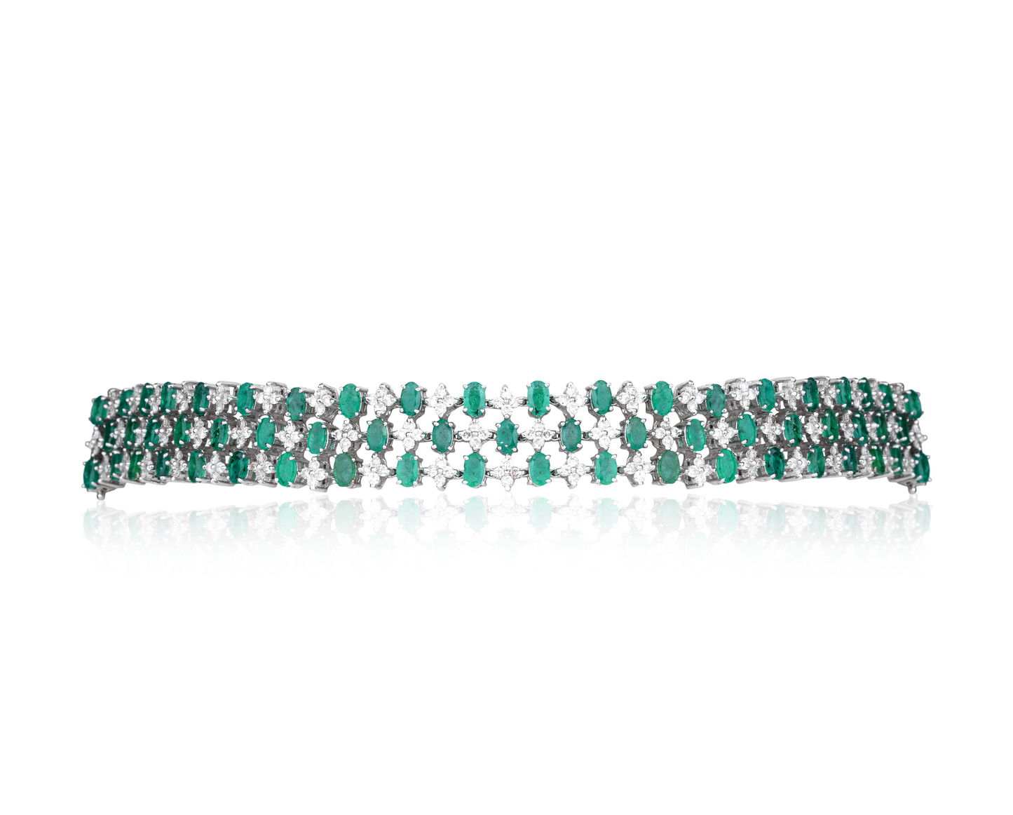 Emerald And Diamond Choker