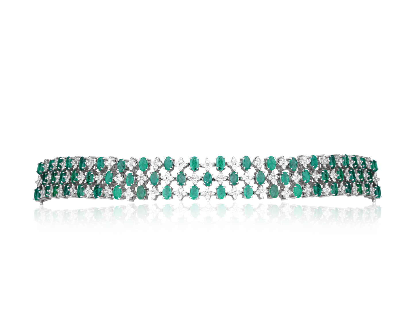 Emerald And Diamond Choker